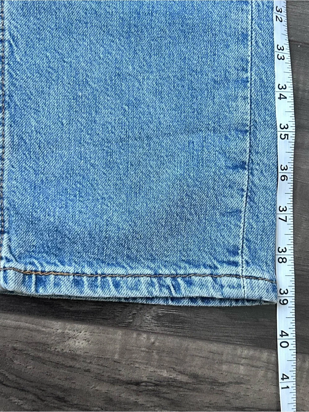 Levi's 511 Slim Fit Leg Patch Work Distressed Jeans Men’s Size 29x30 Light Wash